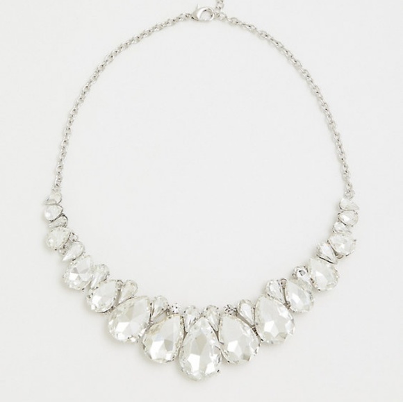 Torrid Jewelry Teardrop Rhinestone Statement Necklace Poshmark